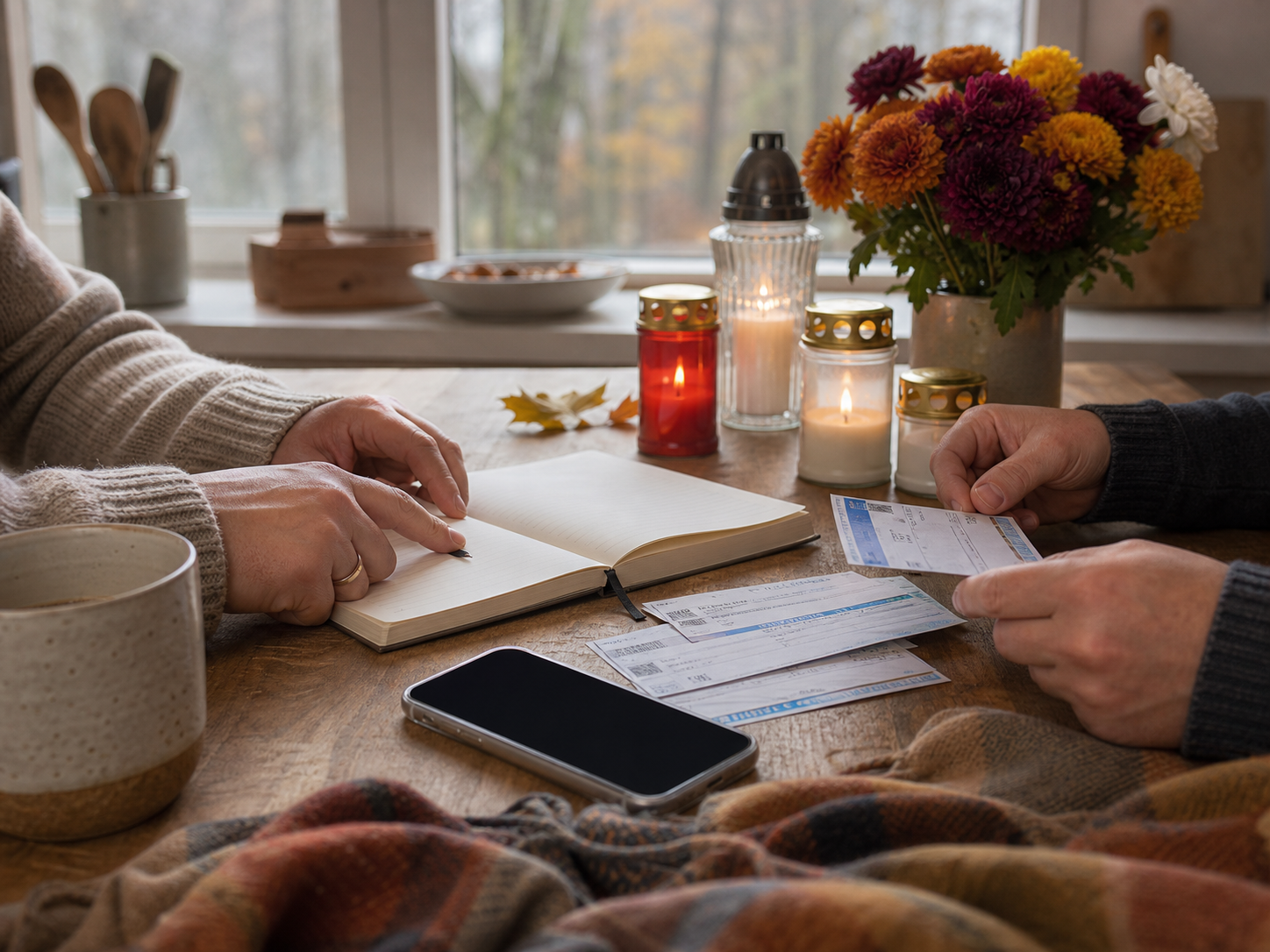 All Saints' Day planning scene for leave days, school holidays and travel in Germany