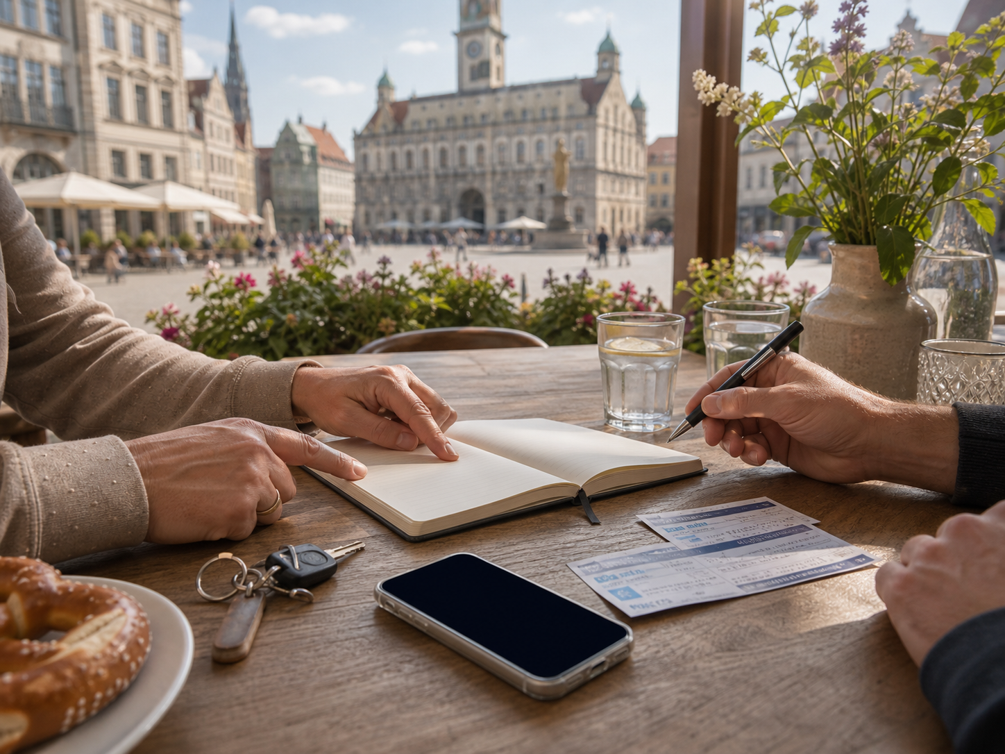 Augsburg Peace Festival planning scene for leave days, school holidays and travel in Germany