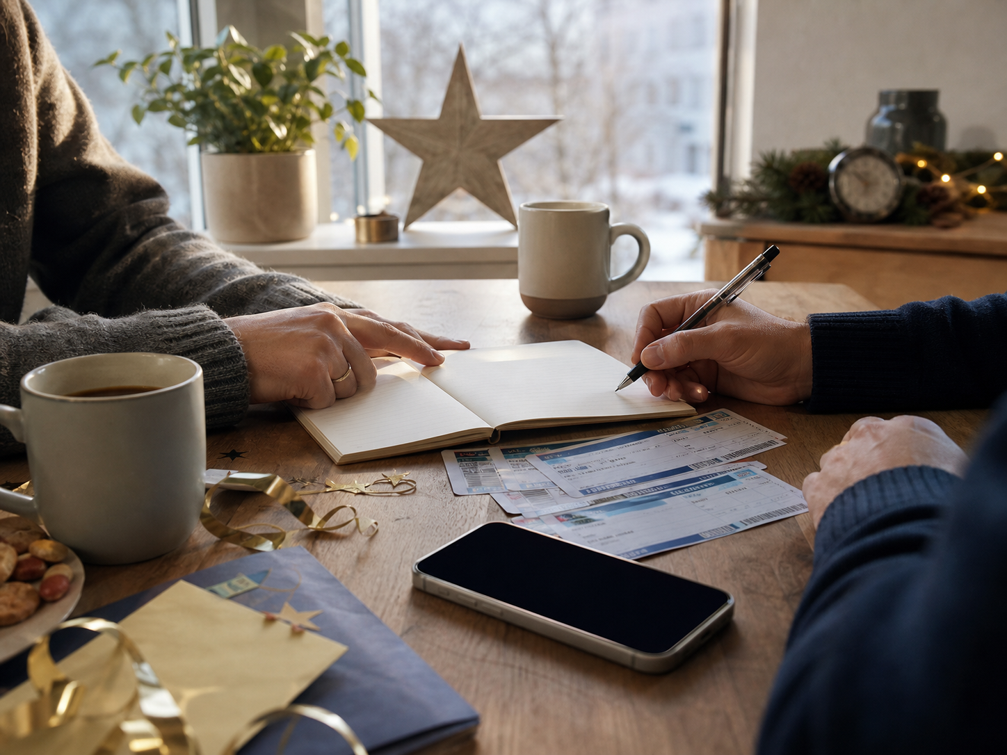 New Year's Day planning scene for leave days, school holidays and travel in Germany